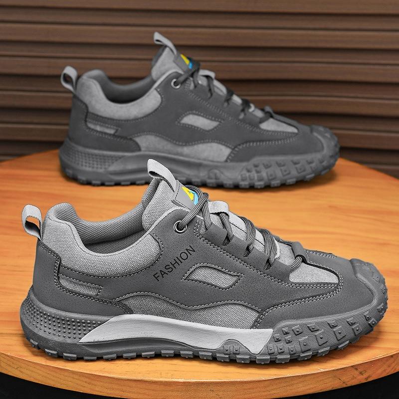 Mesh men's shoes new outdoor non-slip and wear-resistant tooling shoes breathable and lightweight casual shoes soft-soled sports shoes