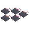 5Pcs Mini Solar Panel Battery Cell Board Module with 30cm Wire 60 X 80 X 3MM DC 0.65W 1.5V