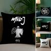 Argentinian M-Milo J Rapper Pillow Case Plush Fabric Soft Double Sided Print Home Sofa High Quality Cushion Cover Throw
