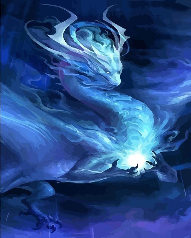 40x50 см картина маслом по номерам рисунок дракона на холсте ручная роспись художественный подарок DIY картина по номерам наборы животных домашний декор