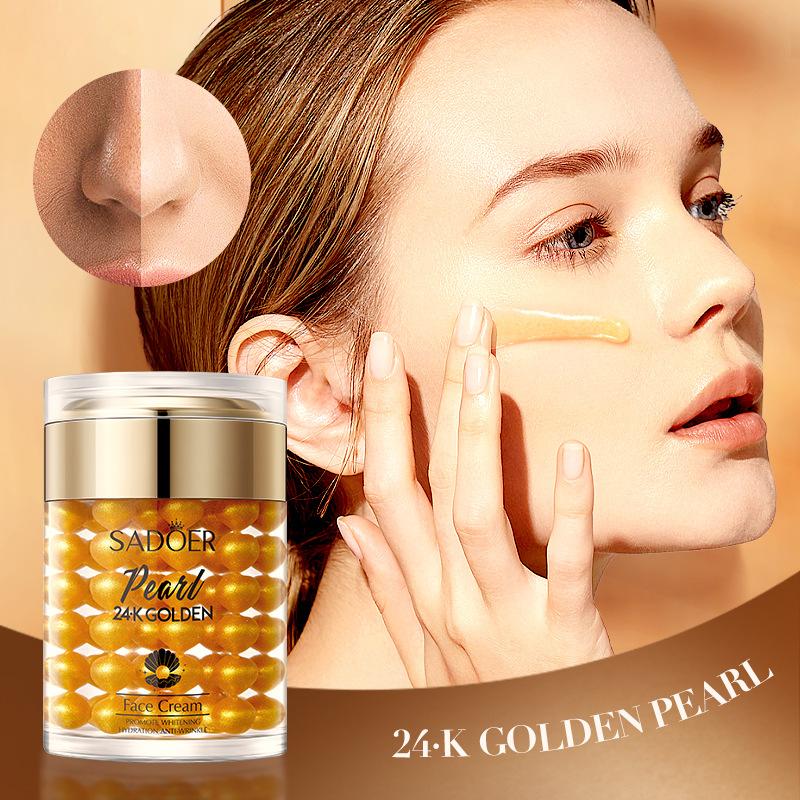 24K Gold Collagen Pearl Cream 60 г Увлажняющий увлажняющий крем SADOER