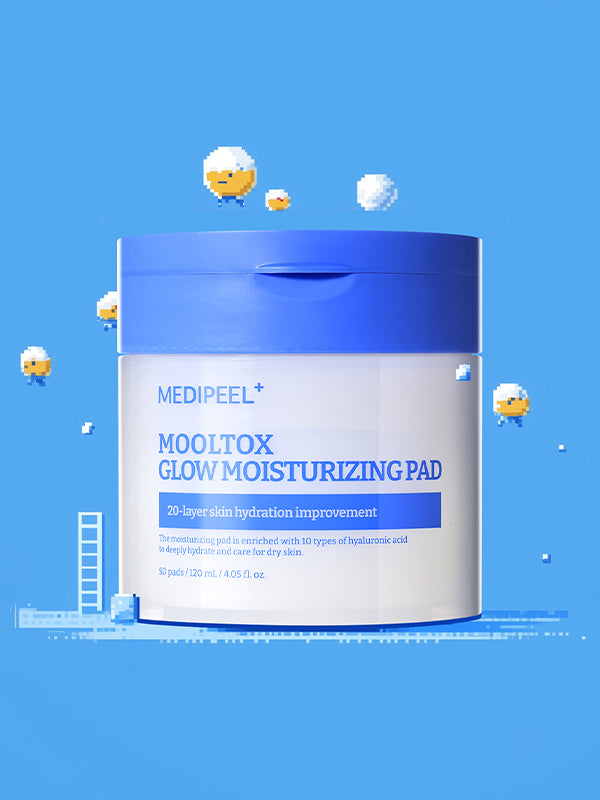 MEDIPEEL Mooltox Glow Moisturizing Pad 2.0 (120ml/50pads)