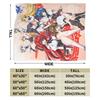 High School DxD Flannel Blanket Anime Super Warm Throw Blanket for Living Room Decorative Funny Bedspread Sofa Bed Cover