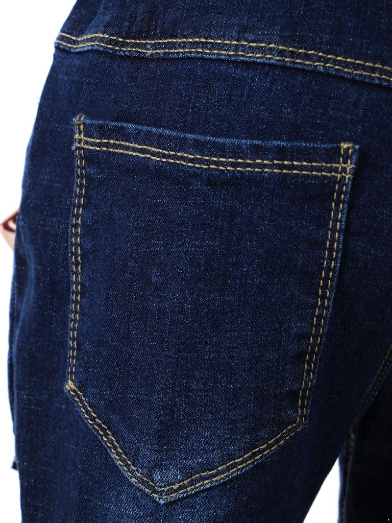 Детские джинсовые брюки-клеш для девочек, эластичный пояс, бант, кисточки, стильные длинные брюки для повседневной носки