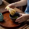 Bamboo Matcha Whisk Handmade Japanese Chasen Stirrer Brush for Matcha Tea Multi-Functional Kitchen Essential for Creamy Foam