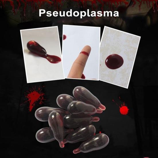 6/9/15/21 шт. Хэллоуин Капсулы с Искусственной Кровью Легко Чистятся Театральный Реквизит Реалистичные Фальшивые