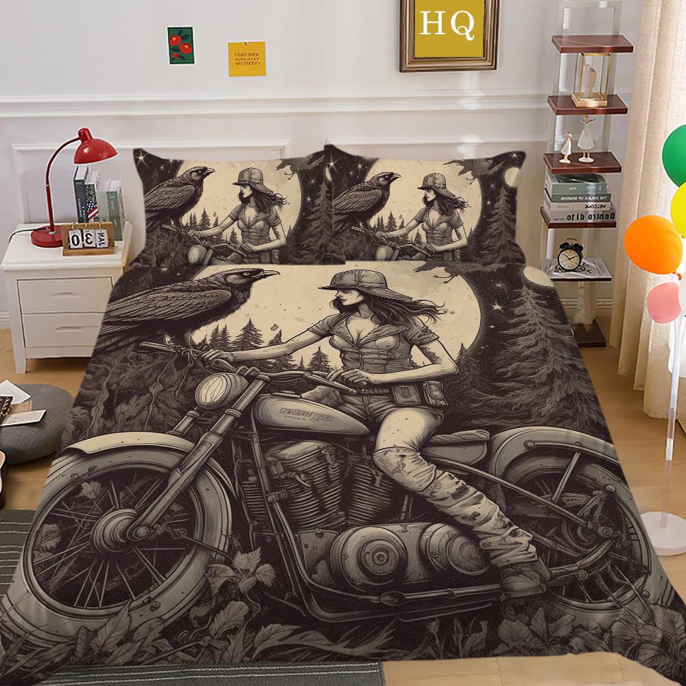 3D Красота Череп Печати Постельная Одежда Твин Размер Полиэстер Покрывала Подростковый Дизайн Модный Домашний Текстиль