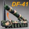 1:50 DF-41 DF-5B Модель Ракетной Установки Игрушка Звук Свет JL-2 Военный Транспорт Одно нажатие Запуск Модели Коллекция Подарки для Детей