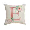 New Small Fresh Letter Series Pillow Cover Office Sofa Living Room Decoration Linen Cushion Cover