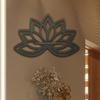 Wooden Wall Art Decor Hanging Decoration with Floating Shelf Flower Sign Hollow for