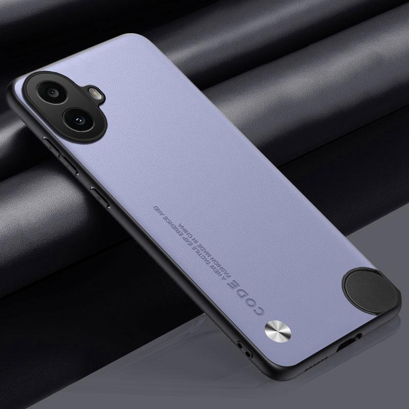 Роскошный чехол из искусственной кожи для Nothing CMF Phone 1, задняя крышка, матовый силиконовый чехол для телефона с полной защитой для Nothing CMF Phone1 5G