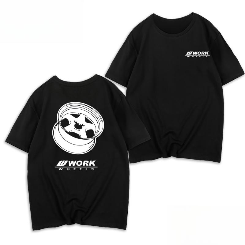 Fashion 2026 Summer New Multipiece Forged Wheel Logo Printed Graphic Tshirts for Both Unisex and Unisex Highquality Streetwear