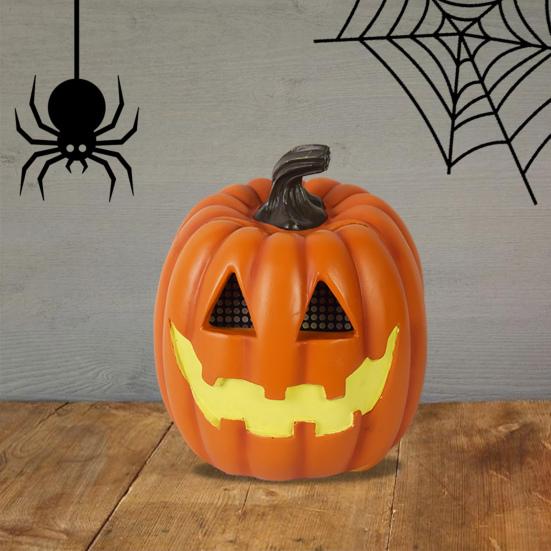 Хэллоуин Тыква Фонарь Смола Светящаяся Тыква/Череп Фигурка Светодиодная Тыквенная Лампа для Дома с Привидениями Хэллоуин Вечеринка Сад Патио Декор