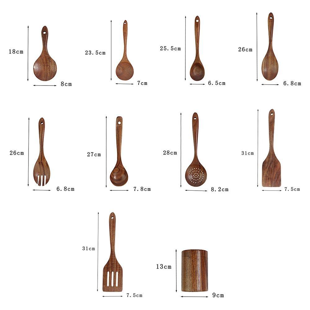 Tool Teak Dinnerware Skimmer Nano Soup Bamboo Utensils Soup Spoon Wood Tableware Cooking Spoon