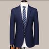 Весна и осень Новый маленький костюм мужской корейской версии Тонкий костюм мужской версии Молодежный однобортный костюм на одной пуговице Мужской пиджак