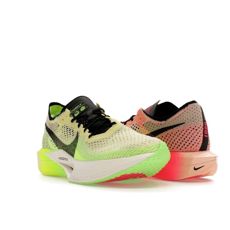Nike ZoomX VaporFly Next% 3 Ekiden Zoom Pack Unisex Sneakers Multi-Color Luminous-Green Crimson-Tint FQ8109-331