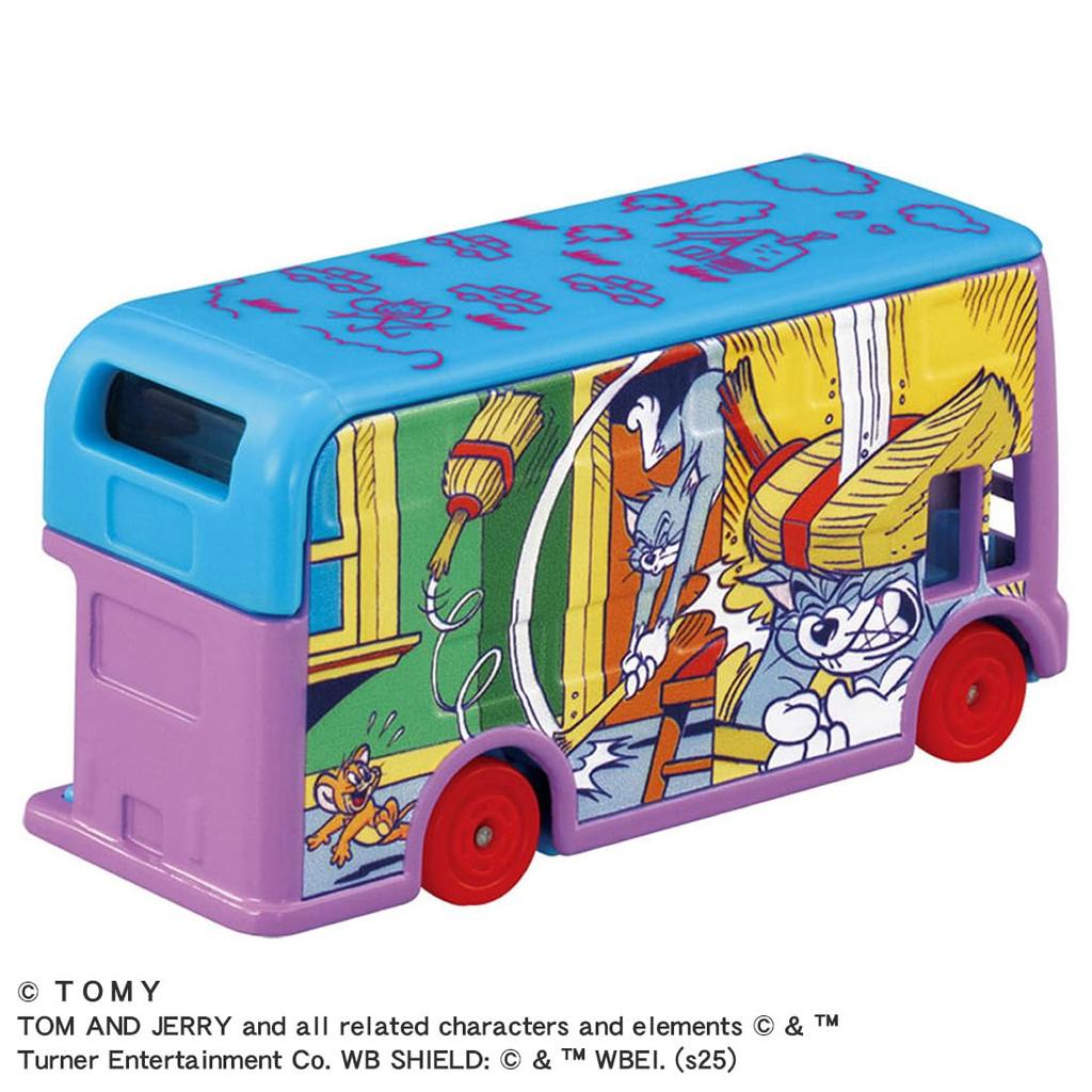 TAKARA TOMY Dream Tomica SP Автобус Тома и Джерри в обертке (фиолетовый) Игрушечная машинка-миниатюра для детей от 3 лет и старше
