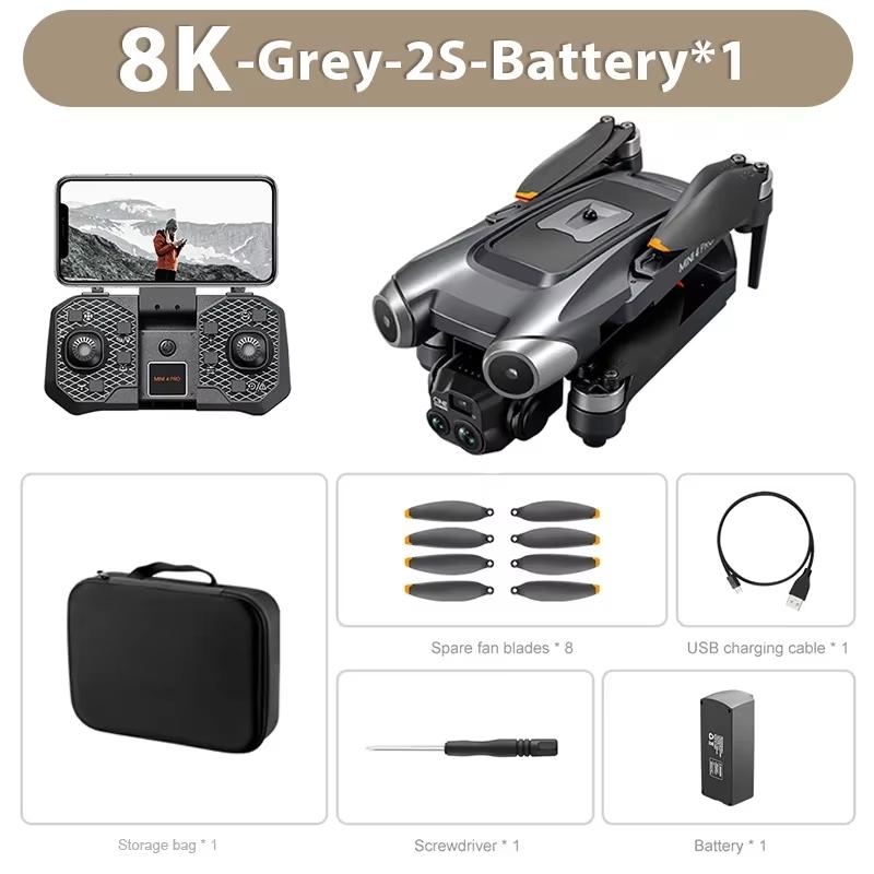 2025 NEW V600 RC Drone 5G 8K HD ESC Aerial Photography Dual Camera Optical Flow Positioning Obstacle Avoidance Brushless Quad-rotor Aircraft Toy Gift