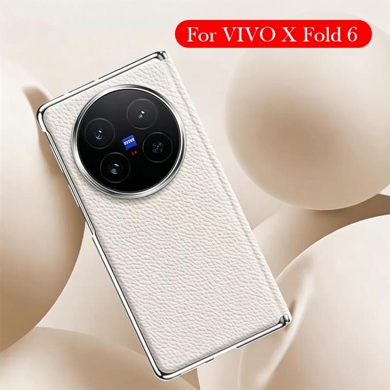 For VIVO X Fold 6 Leather Back Cover Case for VIVO X FOLD 6