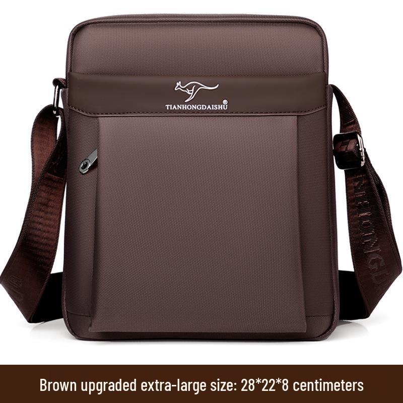 Мужская однолямочная сумка через плечо из холста, Новый 2025 Оксфордский рюкзак для поездок на работу, Компактная персональная портативная сумка