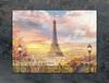 Glass protective plate for the stove 70x52 Paris