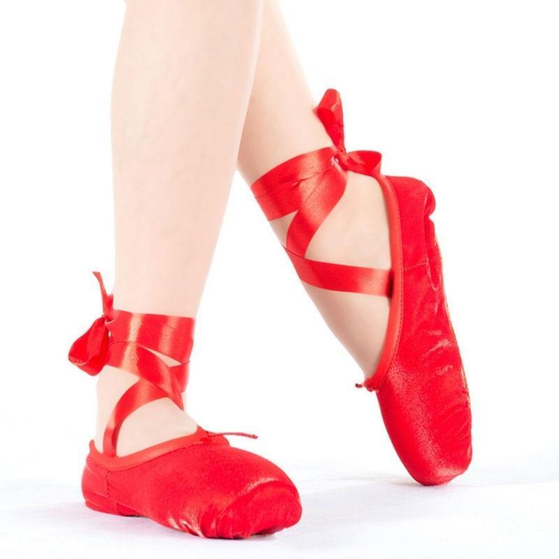 Пуанты для взрослых и детей, танцевальная обувь, женские профессиональные балетки