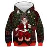 New Kid Hoodies Sweatshirt Boys Girls Christmas Printing Costume Children Clothing Family Party Santa Claus Kids Pullover Coats