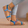 Fashion Women Sandals 2024 New Summer Fashion Flat Shoes for Women Casual Beach Sexy Outdoor Designer Sandals Women Sandalias De Mujer