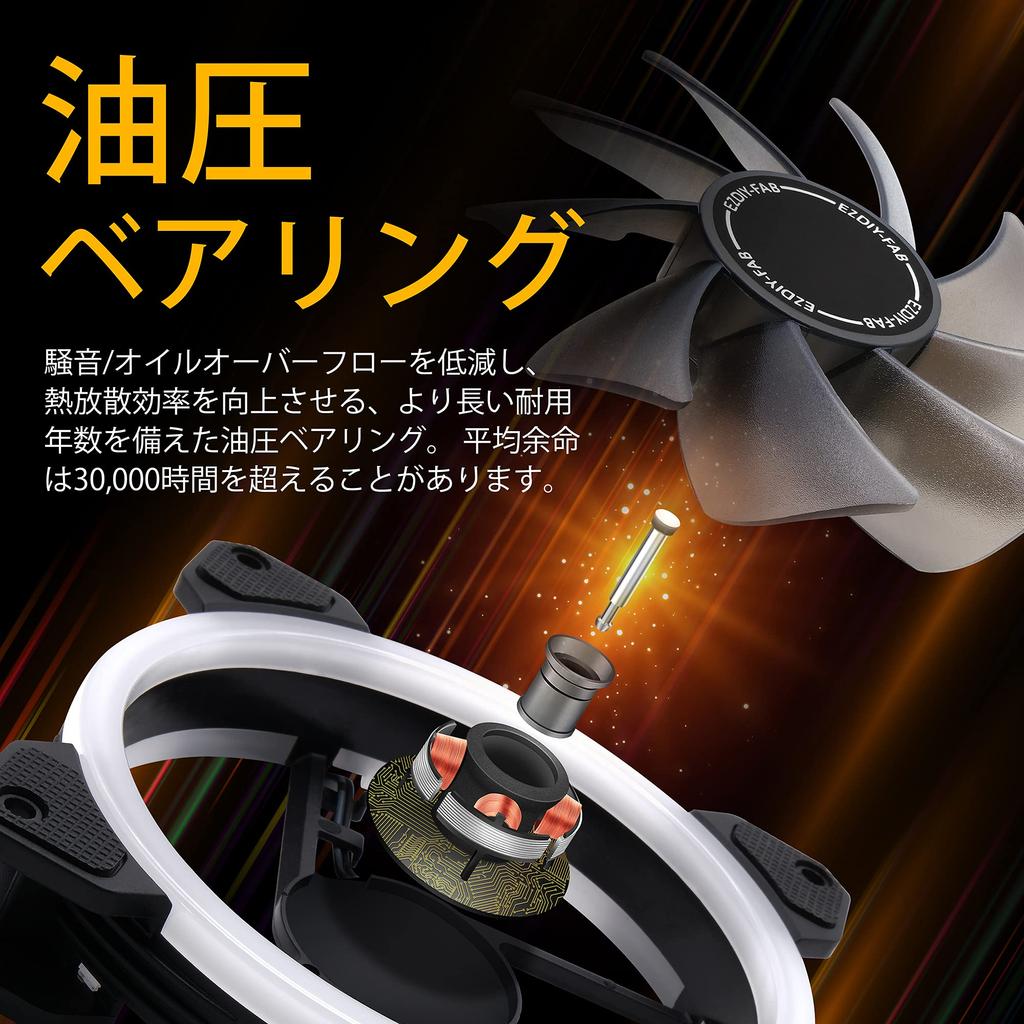 Новый двойной кольцевой 120-миллиметровый корпус RGB LED для материнской платы, 5 В, скорость RGB, синхронизация, концентратор вентилятора X пульт дистанционного управления, 3 шт. 1 комплект, вентилятор EZDIY-FAB, синхронизация, регулируемый, вентилятор, -