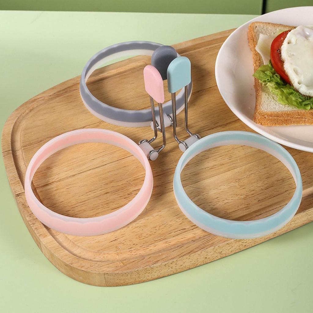 Герметичная форма для жидких яиц, силиконовые кольца для яиц, усовершенствованная антипригарная фритюрница для блинов и сэндвичей на завтрак