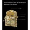 Outdoor tactical military fan water bag, lightweight action chest hanging backpack molle attached bag vest rear backpack