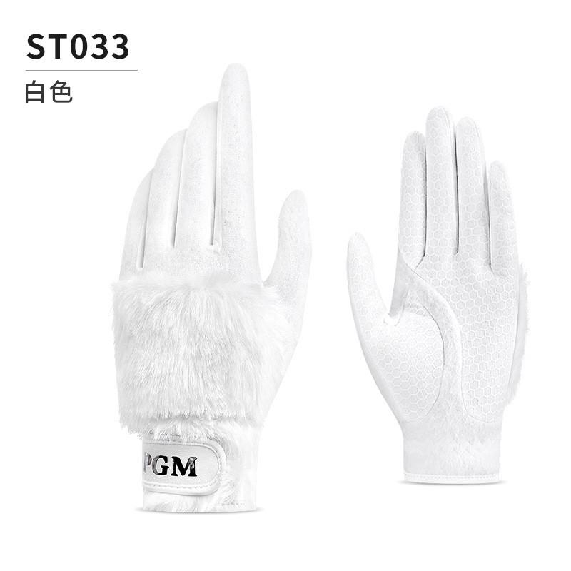 Womens PGM Golf Gloves Fleece Lined Thick Faux Rabbit Fur Warm Pair Accessories