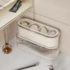 Eyebrow Pencil Organizer Organized Cosmetic Storage Bin Beauty Egg Holder Advanced Powder Puff Organizer For Makeup Studio