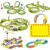 Electric Dinosaur Track Car Toys: Versatile Assembly Children's Ferris Wheel Park Set