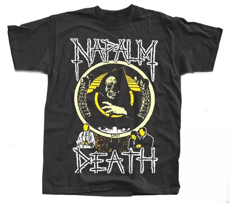 Napalm Death Live Corruption ЧЕРНАЯ Футболка унисекс полного размера S-5XL