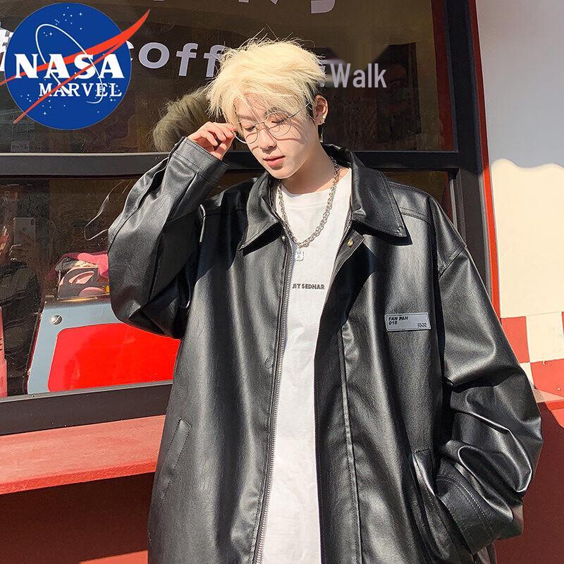 NASA MARVEL Men's Loose Lapel Casual Jacket