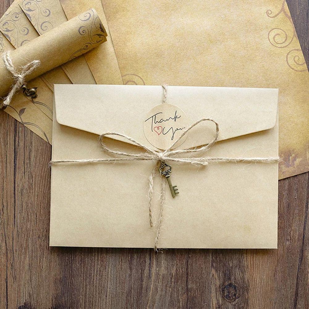 Day Letter Paper Craft Paper Kraft Paper Envelope Letter Pad Writing Paper Retro Vintage