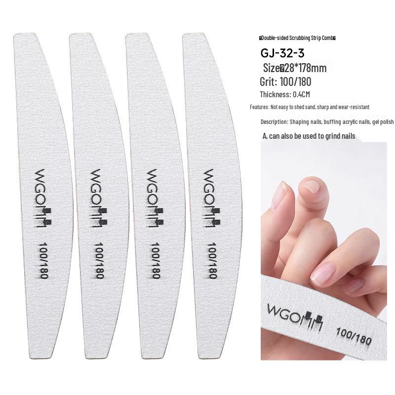 Nail Art Double-Sided Sanding Strips - Shaping, Filing, and Polishing Tools