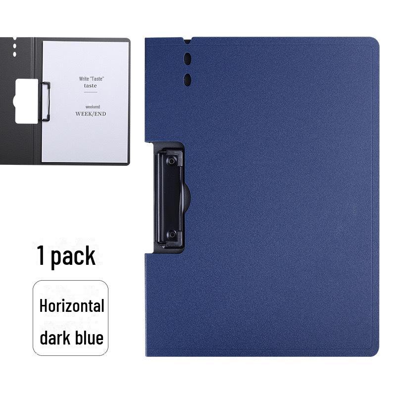 Multifunctional A4 Folder: Student Exam Paper Storage & Sorting Board - Office Supplies, Black Data Folder Pad