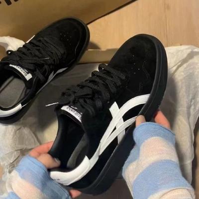 Нишевые серо-голубые женские зимние новые бархатные ретро спортивные и повседневные туфли на толстой подошве тренд