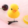 1 шт., заколка для волос «Маленькая желтая утка», милые весенние аксессуары для волос, детские заколки Kawaii для девочек, украшения, забавные рождественские подарки