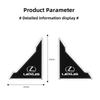 Lexus Car Stickers Door Corner Anti-collision Silicone Stickers For Lexus RX330 IS250 Ct200h ES300h RX350 IS300h Car SuppliesYR7 