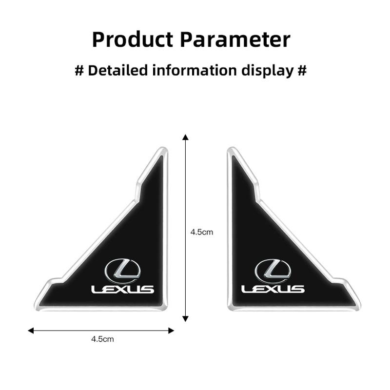Lexus Car Stickers Door Corner Anti-collision Silicone Stickers For Lexus RX330 IS250 Ct200h ES300h RX350 IS300h Car SuppliesYR7