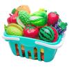Kids' Kitchen Fruit & Veggie Chopper Toy Set for Girls - Peeling & Role-Play Fun with Durian