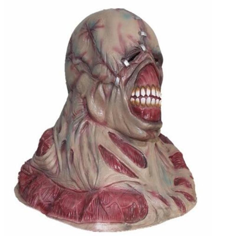 Resident Evil Tyrant Horror Mask Мужские реквизит для косплея зомби знаменитый костюм из фильма шлем одеваются маски