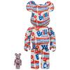 ЭНДИ УОРХОЛ Brillo Bearbrick Энди Уорхол Brillo Высота MEDICOM TOY Игрушка Medicom BE@RBRICK 100% и 400% приблизительно. 70мм/280мм