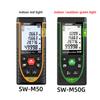 SNDWAY Green Laser Rangefinder SW-M50G Infrared Rangefinder Outdoor Green Electronic Range