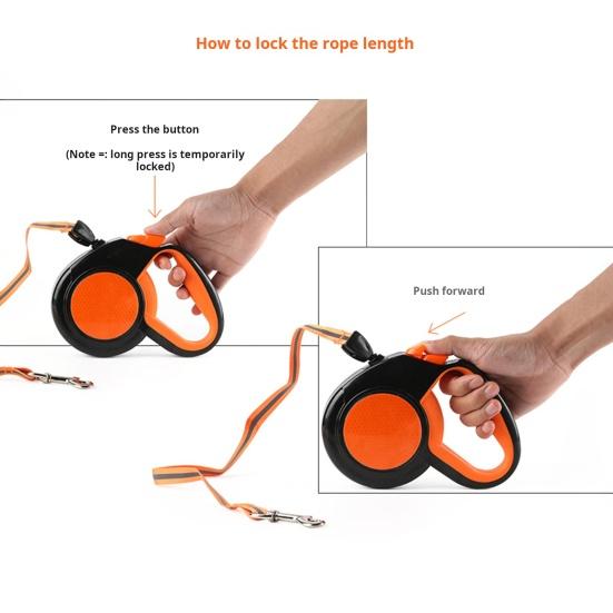 Выдвижной поводок для домашних животных, светоотражающий поводок для дрессировки собак, поводок для прогулок с нескользящей ручкой, поводок для тяги щенков для ночных прогулок