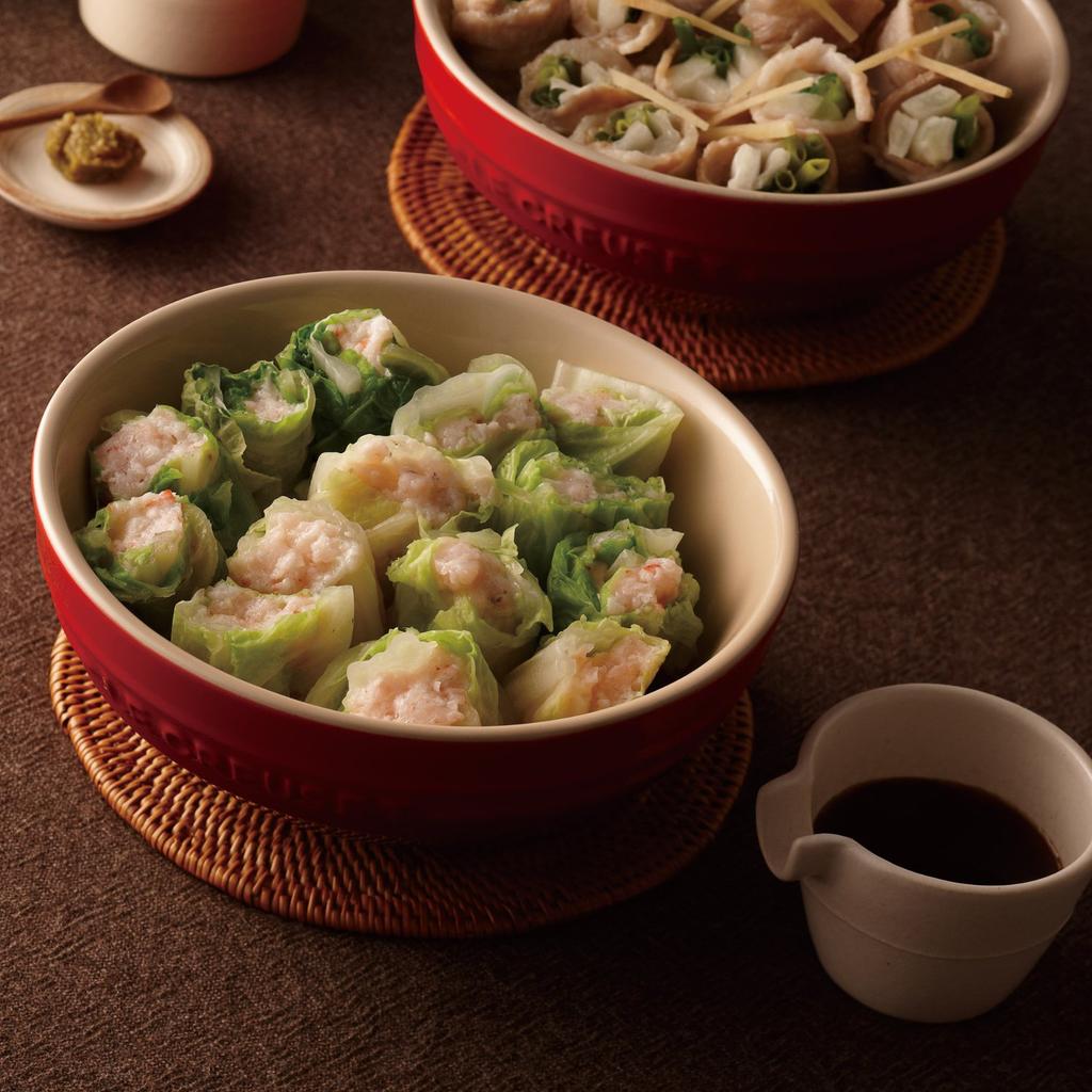 LE CREUSET Deep Round Dish, 20 Cm, Cherry Red, Heat and Cold Resistant, Microwave and Oven Safe [Official Japanese Product]