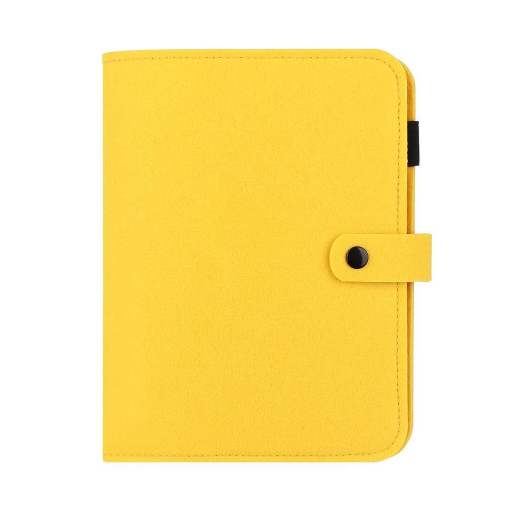 A5 A6 Portable Fashion Office Supplies Stationery Ring Binder Felt Notebook Felt Shell Portable Diary